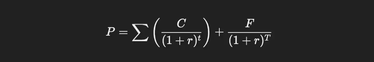 Bond Pricing Formula