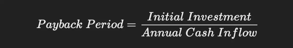 Payback Period